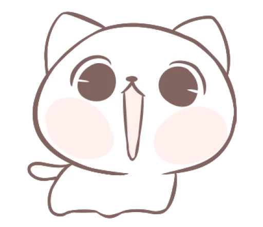 😱 Sticker #5 from Marshmallow Puppies: kitty! @HOWTOBEBITCH