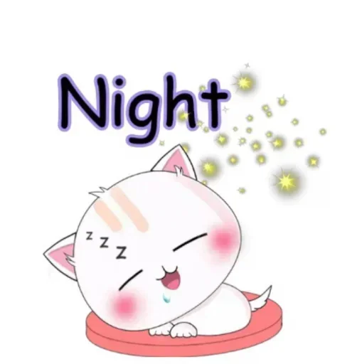 😴 Sticker #7 from Cute Cat || @harsh246
