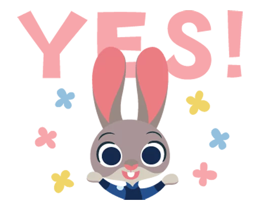 ✔ Sticker from 動物方城市動態貼圖