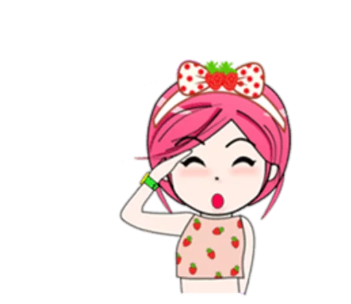 👮 Sticker #18 from strawberry lady
