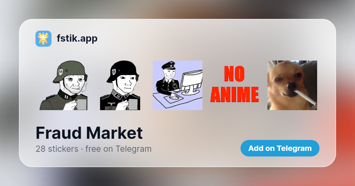 Farud Sticker Fraud Market - 28 Telegram stickers